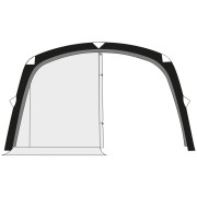 Perete pentru adăpost Brunner Skia Frontwall 400