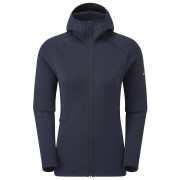 Hanorac funcțional de damă Montane Fury Hoodie albastru închis ECLIPSE BLUE