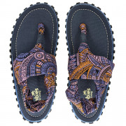 Sandale pentru femei Gumbies Slingback Aztec albastru