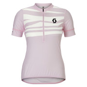 Tricou de ciclism femei Scott Jersey W's Endurance LT SS roz deschis bliss pink