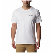 Tricou bărbați Columbia North Cascades Short Sleeve Tee alb White, CSC Box Logo