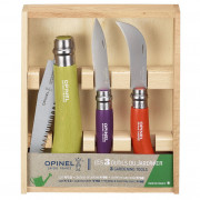 Set cuțite pliante Opinel Set ferăstrău N°12, cuțit de tăiat N°08, cuțit de grădinărit N°08