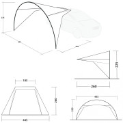 Tendă Outwell Forecrest Canopy