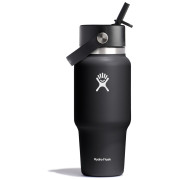 Cană termică Hydro Flask Wide Flex Straw Travel Bottle 24 Oz negru black