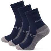 Șosete Zulu Bambus Trek M 3-pack albastru