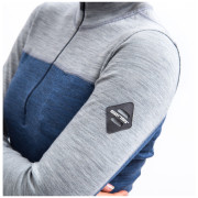 Tricou funcțional femei Sensor Merino Bold mân. lung - fermoar