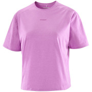 Tricou femei Salomon Trackline SS Tee roz Iris Orchid