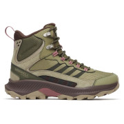 Încălțăminte turistică femei Merrell Speed Strike 2 Thermo Mid Wp verde deschis olivine