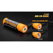 Baterie reîncărcabilă Fenix 18650 3500 mAh USB Li-ion