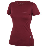 Tricou femei Zulu Merino 160 Short 4C vișiniu wine
