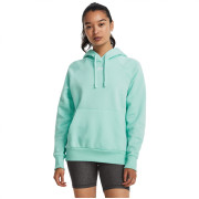 Hanorac femei Under Armour Rival Fleece Hoodie albastru/verde Neo Turquoise / / White