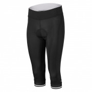 Pantaloni 3/4 ciclism femei Etape Sara 3/4 negru/alb