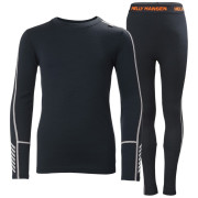 Set funcțional copii Helly Hansen Jr Lifa Merino Midweight Set albastru închis 596 Navy