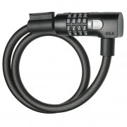 Lacăt pentru bicicletă AXA Cable Resolute C12 - 65 Code negru