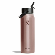 Termos Hydro Flask 32 Oz Lightweight Wide Flex Straw Cap roz Quartz