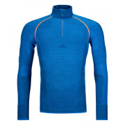 Hanorac funcțional bărbați Ortovox 230 Competition Zip Neck albastru
