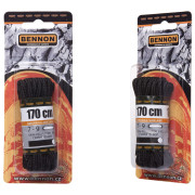 Șireturi Bennon Laces Black Box 170 cm