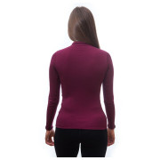 Tricou funcțional femei Sensor Merino DF cu fermoar