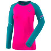 Tricou femei Dynafit Alpine Pro W L/S Tee roz/albastru Ocean Pink Glo