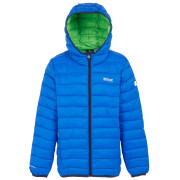 Geacă de iarnă copii Regatta Junior Hooded Marizion Aviator Blue albastru Aviator Blue Wild Lime