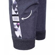 Pantaloni softshell copii Unuo žíhané