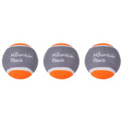 Jucărie pentru câini Mountain Paws Dog Tennis Balls, 3 Pack portocaliu/gri Oarnge