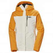 Geacă de schi femei Helly Hansen W Snowplay Jacket alb/portocaliu