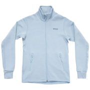 Hanorac funcțional de damă Devold Thermo Wool Jkt Wmn albastru deschis Dawn