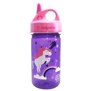 Sticlă copii Nalgene Grip-n-Gulp 350 ml violet închis/roz