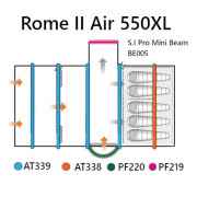 Cameră de rezervă Vango Airspeed S.I Pro Tube 630 x 10 cm - AT338