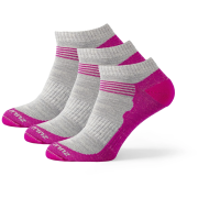 Șosete Zulu Merino Summer 3-pack roz/gri grey/pink