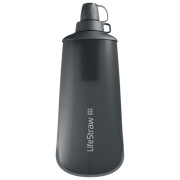 Sticlă cu filtru LifeStraw Peak Squeeze Bottle 1L negru Dark Grey