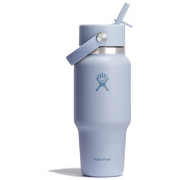 Cană termică Hydro Flask Wide Flex Straw Travel Bottle 24 Oz albastru deschis surf
