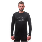 Tricou funcțional bărbați Sensor Merino Active Pt Van Life dl.rukáv