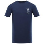 Tricou bărbați Alpine Pro Sumek albastru închis moonlit ocean
