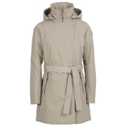 Geacă lungă de iarnă femei Fundango Charlotte Trenchcoat bej cashmere