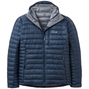 Geacă bărbați Rab Microlight Alpine Down Hoody albastru Galaxy Blue