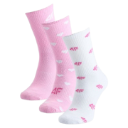 Șosete 4F Socks Cas F394 (3Pack) diferite variații de culori MULTICOLOUR ALLOVER