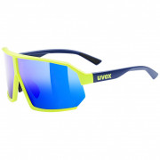 Ochelari sport Uvex Sportstyle 237 galben/albastru Yellow Blue Matt/Mirror Blue