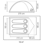 Cort turistic Coleman Darwin Summer 3