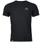 Tricou funcțional bărbați Ortovox 120 Cool Tec Mtn Stripe negru Black Raven