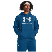 Hanorac bărbați Under Armour Rival Fleece Logo HD albastru Varsity Blue / / White