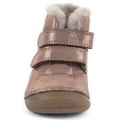 Încălțăminte de iarnă copii Frodo Paix Up Winter Pink/Gold