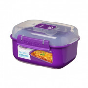 Miska na jídlo Sistema Microwave Rectangle 525ML violet