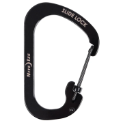 Carbinieră auxiliară Nite Ize SlideLock Stainless Steel negru Černá