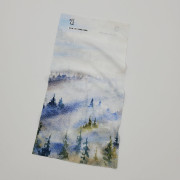 Fular multifuncțional High Tail Designs Hiking Gaiter Foggy Forest