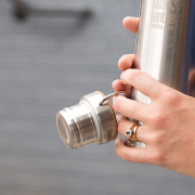 Capac de rezervă Klean Kanteen Classic Bamboo Loop Cap