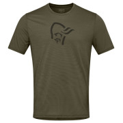 Tricou bărbați Norrona femund equaliser merino T-shirt verde închis Olive Night