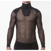 Pulover pe gât Brynje of Norway Wool Thermo Zip-polo w/inlay