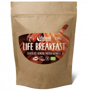 Granola Lifefood Life Breakfast Bio Raw afine cu ciocolată și migdale
